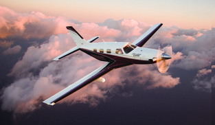 Above the clouds at flight level 280 is where you are likely to find the Piper PA46 Meridian. It is pressurized, FIKI equiped, quiet and comfortable